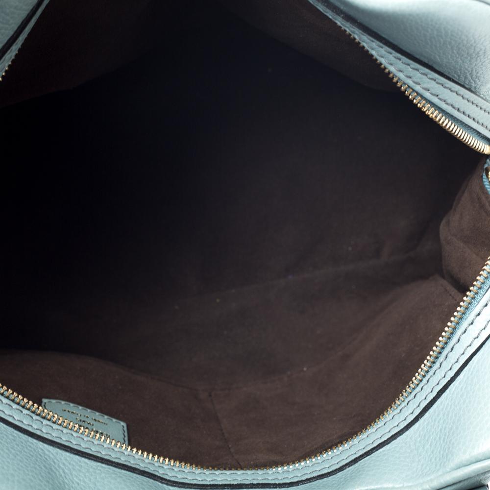 Women's Louis Vuitton Ciel Mahina Leather Lunar PM Bag