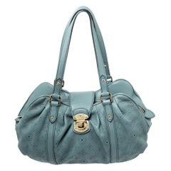 Louis Vuitton Ciel Mahina Leather Lunar PM Bag