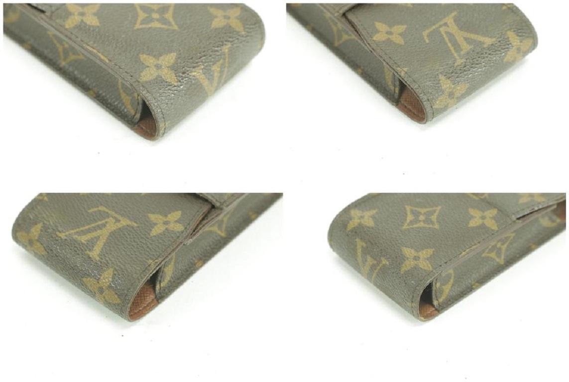 Louis Vuitton Cigarette Case Mobile Etui 234903 Wallet In Good Condition For Sale In Dix hills, NY