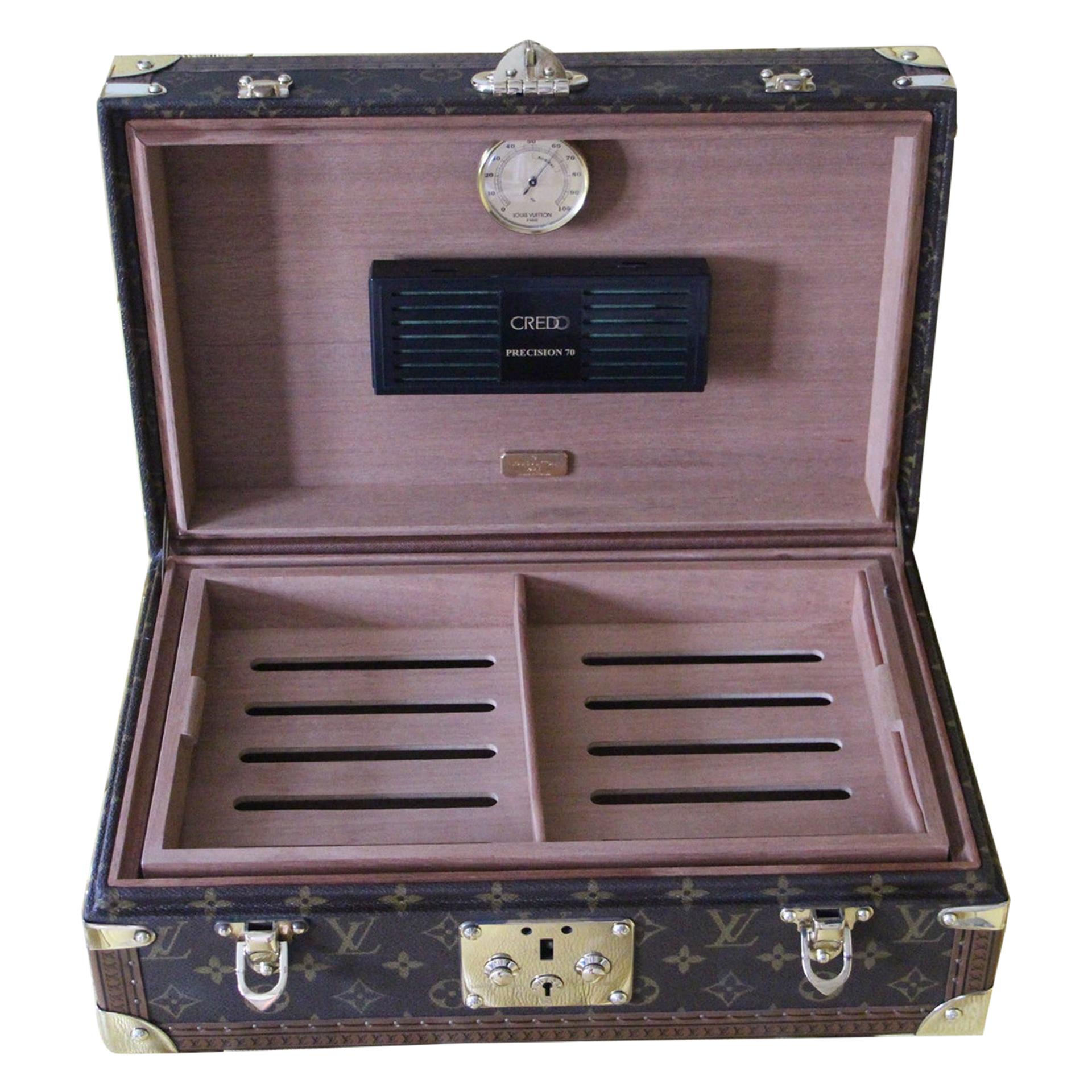 LOUIS VUITTON Travel Cigar Humidor Case 56009