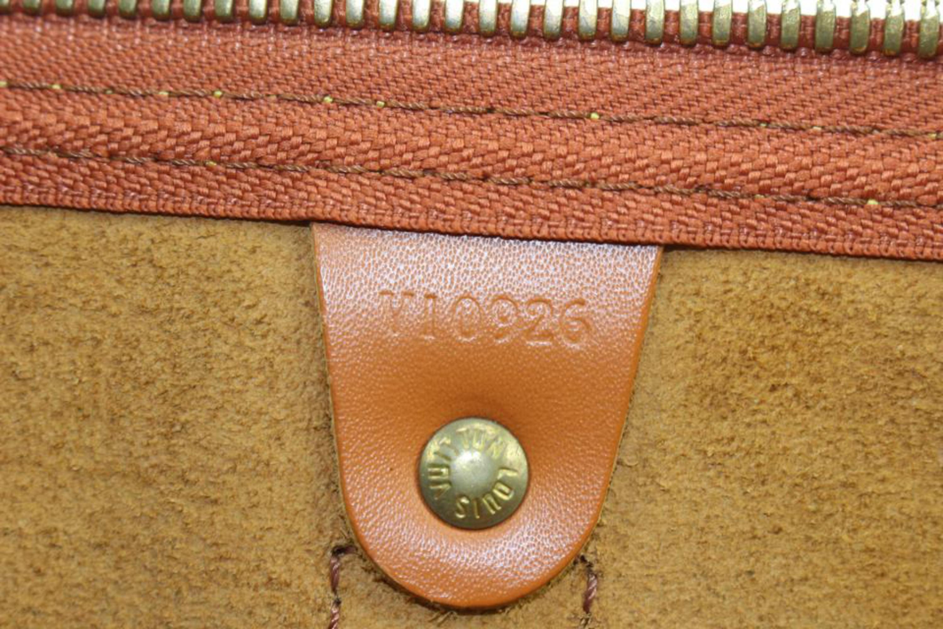 Louis Vuitton Cipango Brown Gold Epi Leather Keepall 45 Duffle Bag  85lv225s 3