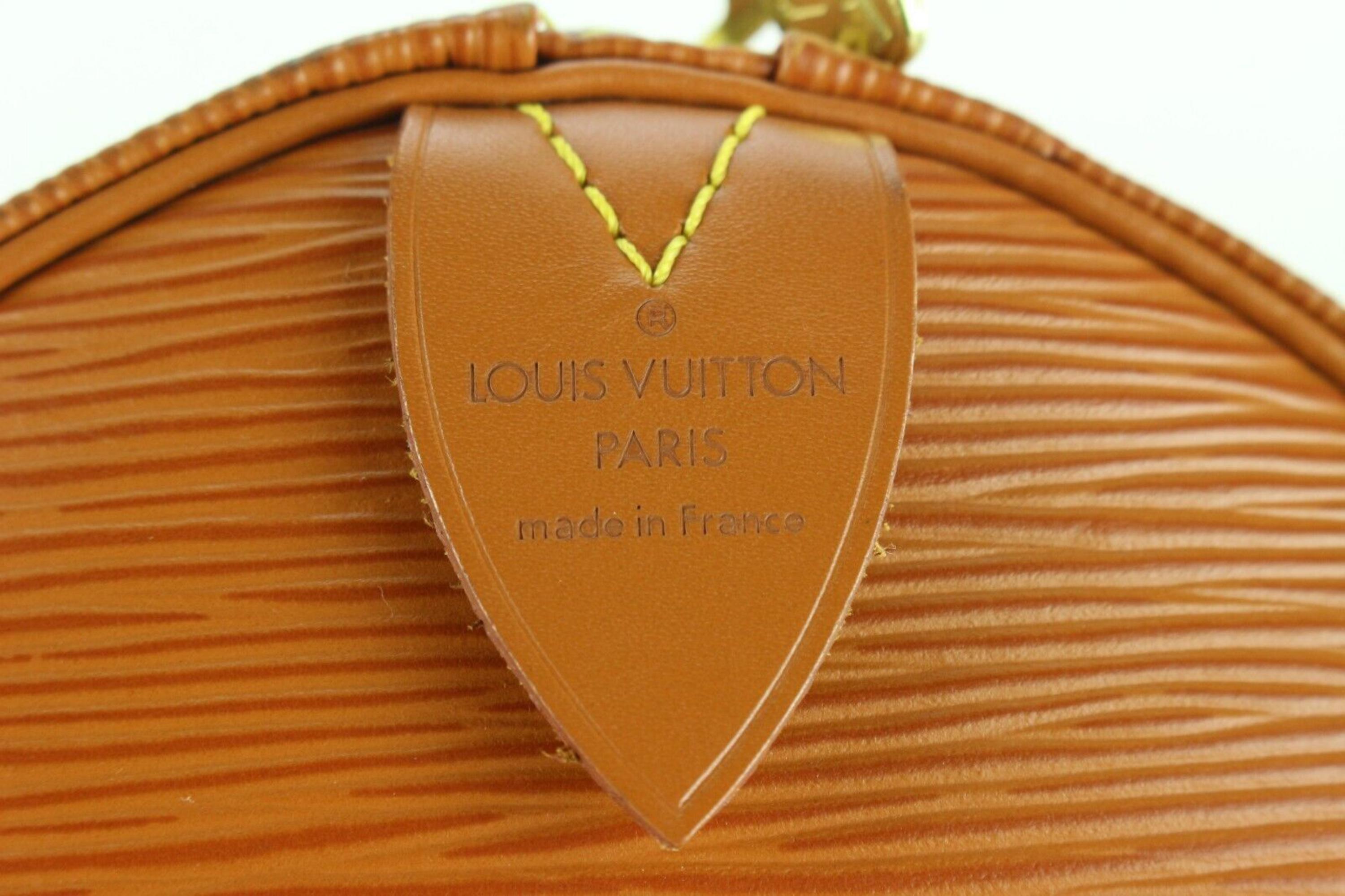 Louis Vuitton Cipango Gold Brown Epi Leather Keepall 55 2LVJ1202 4