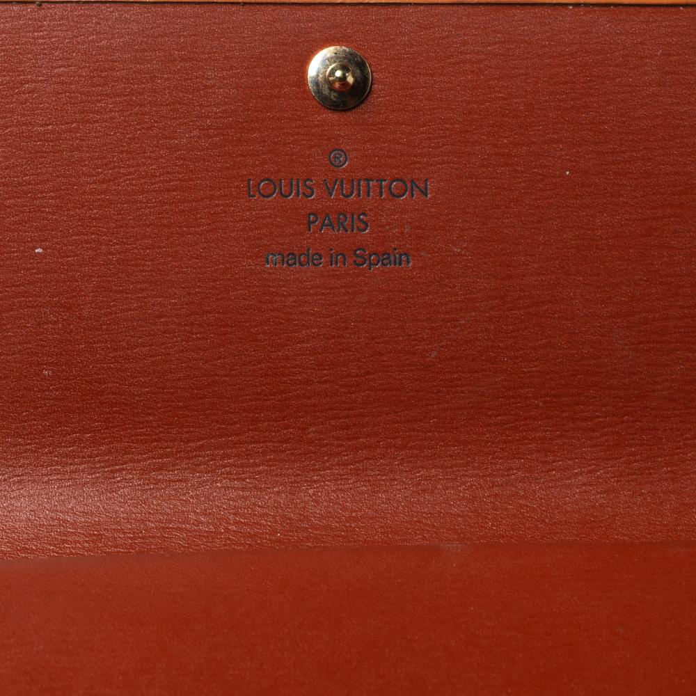 Louis Vuitton Cipango Gold Epi Leather Flap Continental Wallet 2