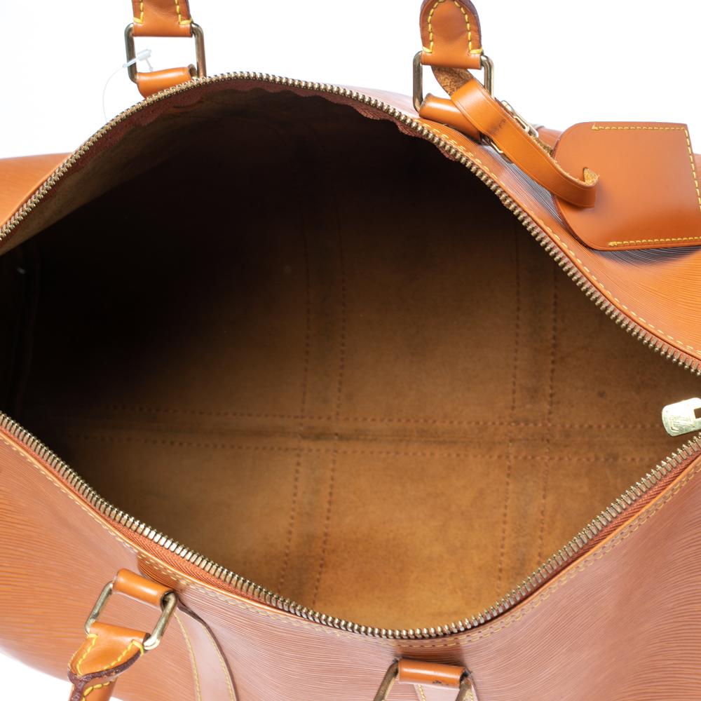 Louis Vuitton Cipango Gold Epi Leather Keepall 45 Bag 4