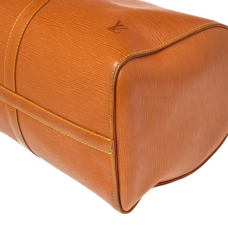 Louis Vuitton Vintage Cipango Gold Keepall 45 Epi Leather Travel