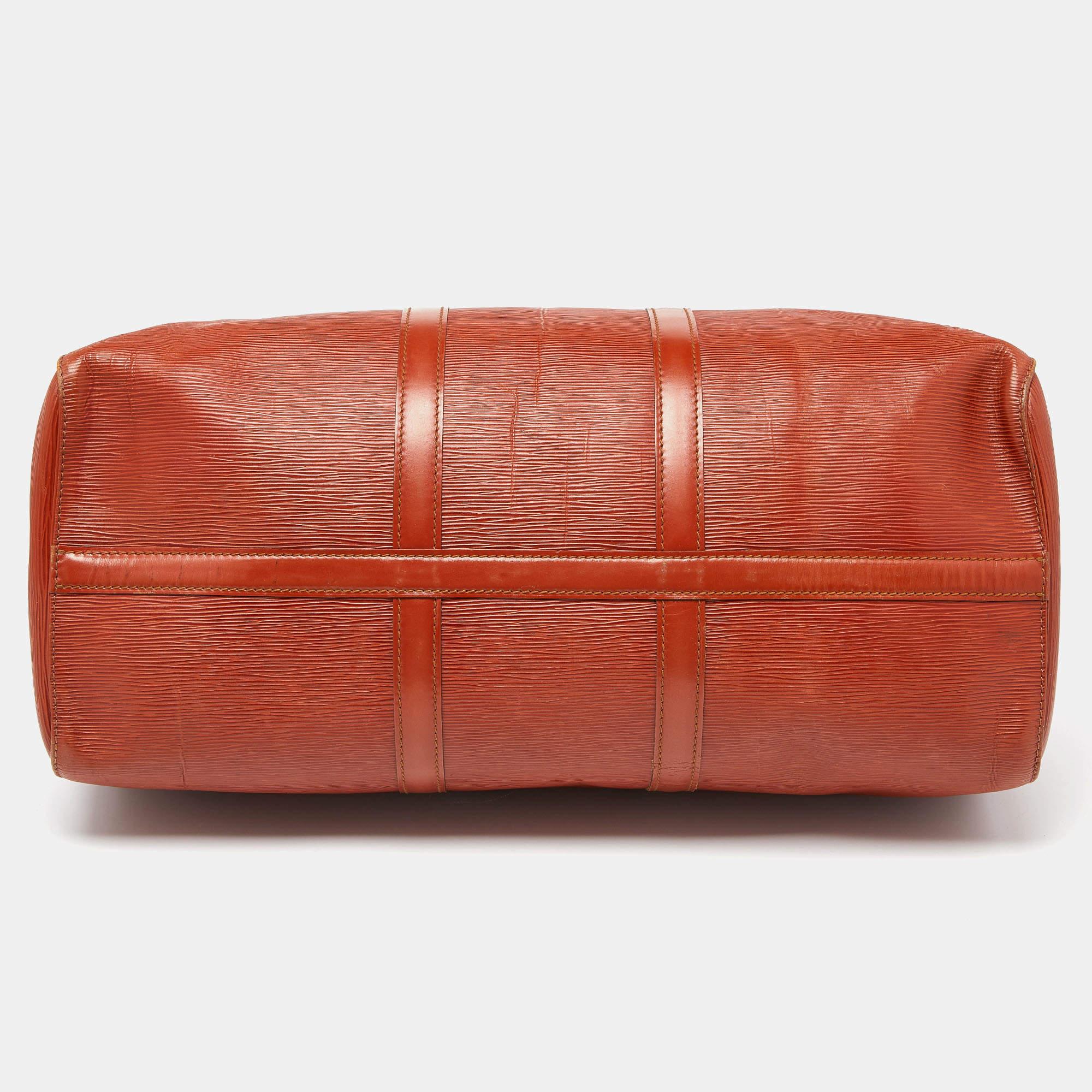 Louis Vuitton Cipango Gold Epi Leather Keepall 50 Bag 6