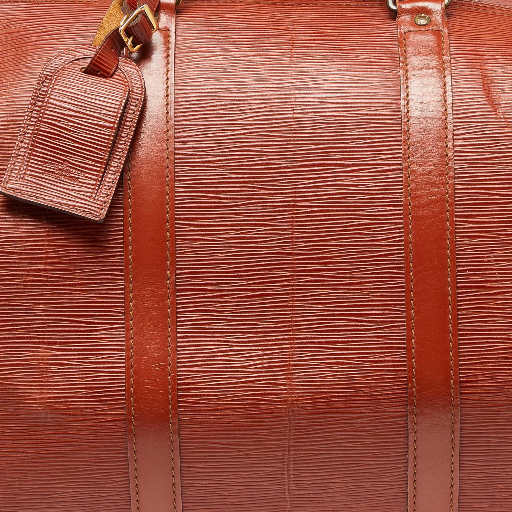 Women's Louis Vuitton Cipango Gold Epi Leather Keepall 50 Bag
