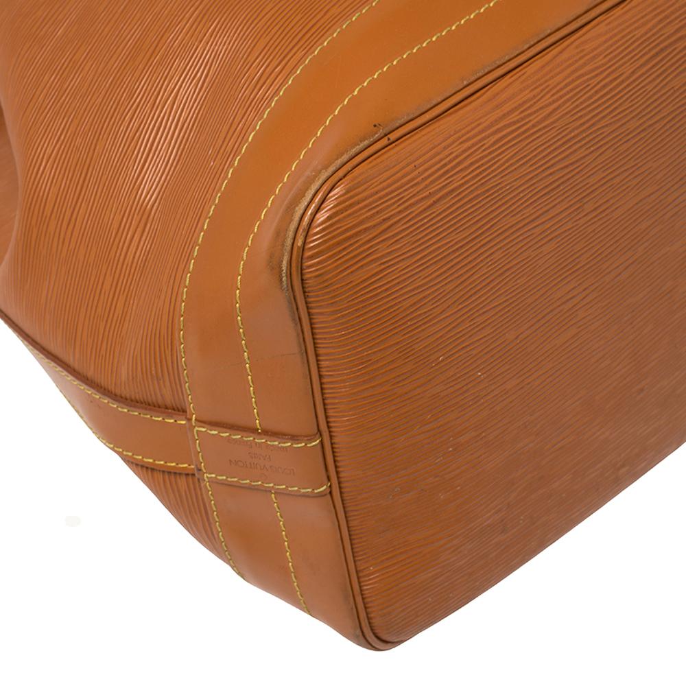 Louis Vuitton Cipango Gold Epi Leather Large Noe Bag In Good Condition In Dubai, Al Qouz 2