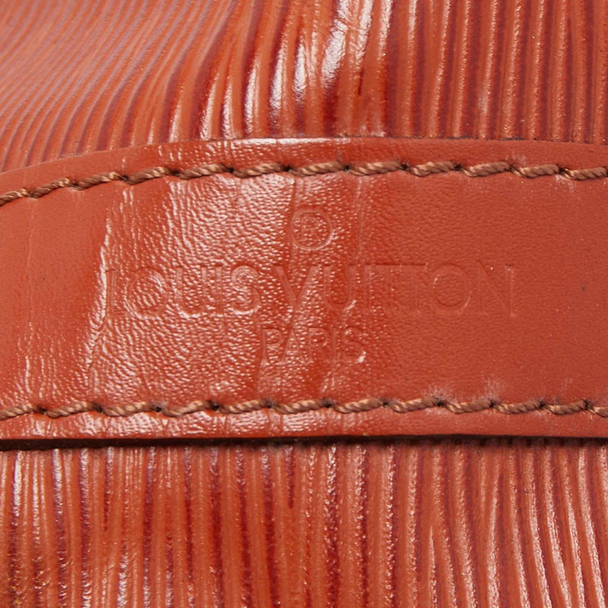 Louis Vuitton Cipango Gold Epi Leather Petit Noe Bag For Sale 7