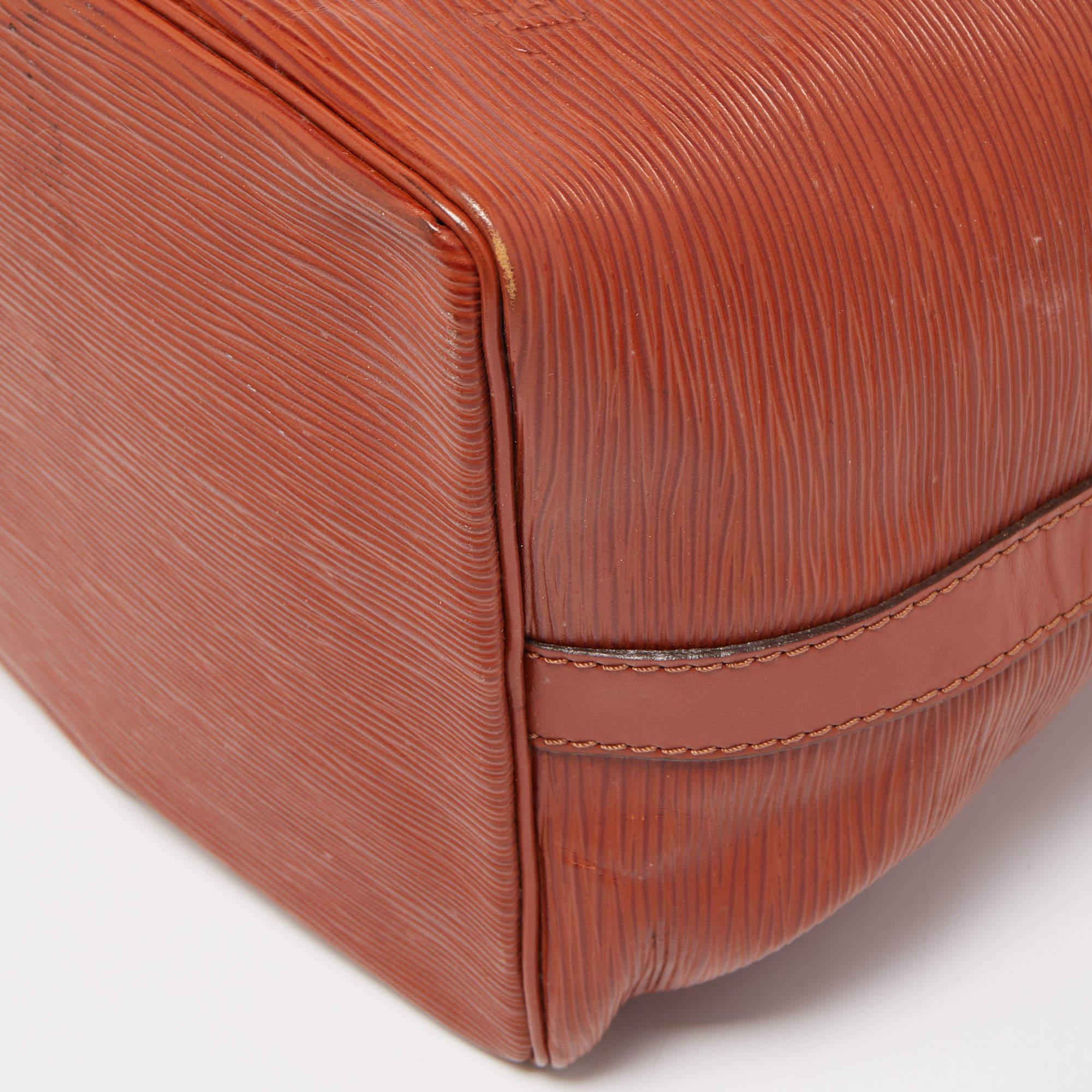 Louis Vuitton Cipango Gold Epi Leather Petit Noe Bag For Sale 1