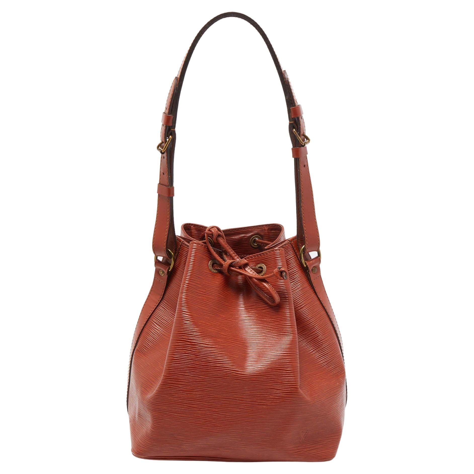 Louis Vuitton Cipango Gold Epi Leather Petit Noe Bag For Sale