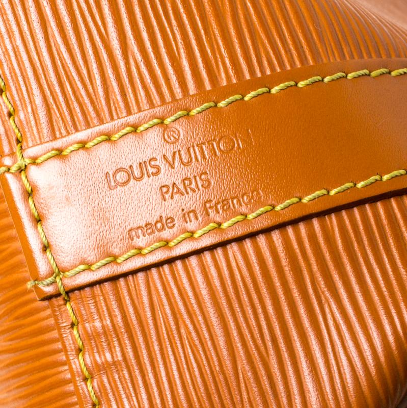 Women's Louis Vuitton Cipango Gold Epi Leather Petit Noe Shoulder Bag For Sale