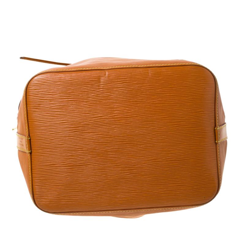 Louis Vuitton Cipango Gold Epi Leather Petit Noe Shoulder Bag For Sale 3