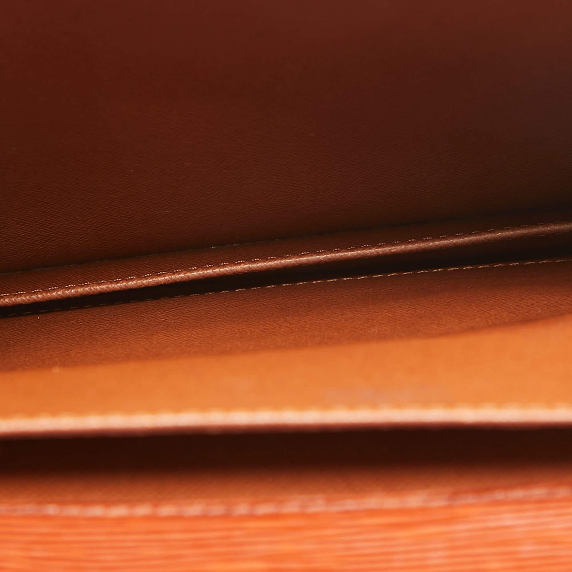 Louis Vuitton Cipango Gold Epi Leather Serviette Conseiller Briefcase For Sale 7