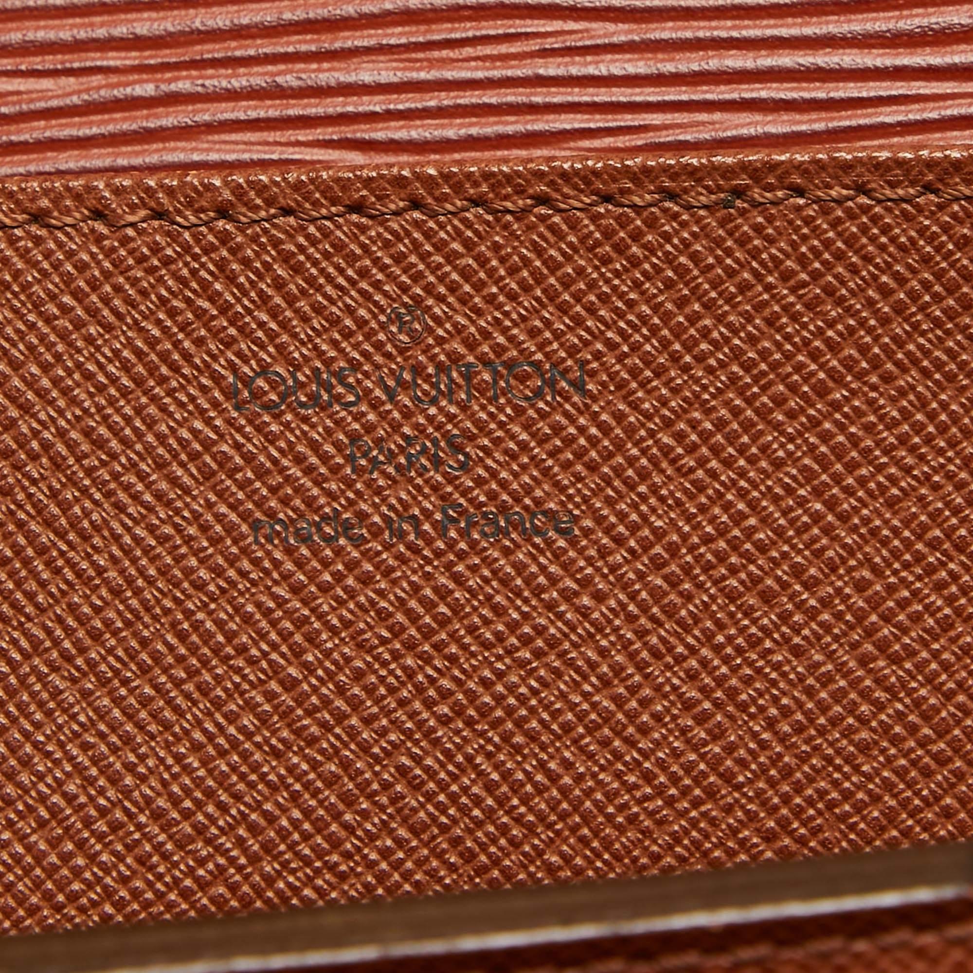 Louis Vuitton Cipango Gold Epi Leather Serviette Conseiller Briefcase For Sale 8