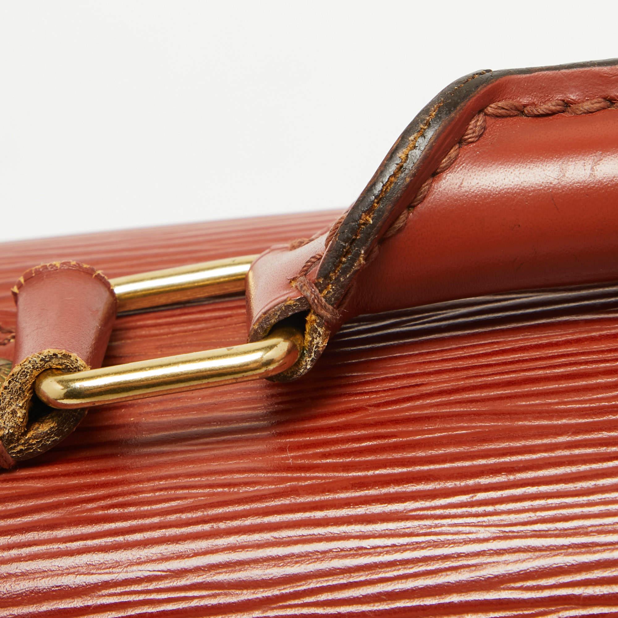 Louis Vuitton Cipango Gold Epi Leather Serviette Conseiller Briefcase For Sale 2