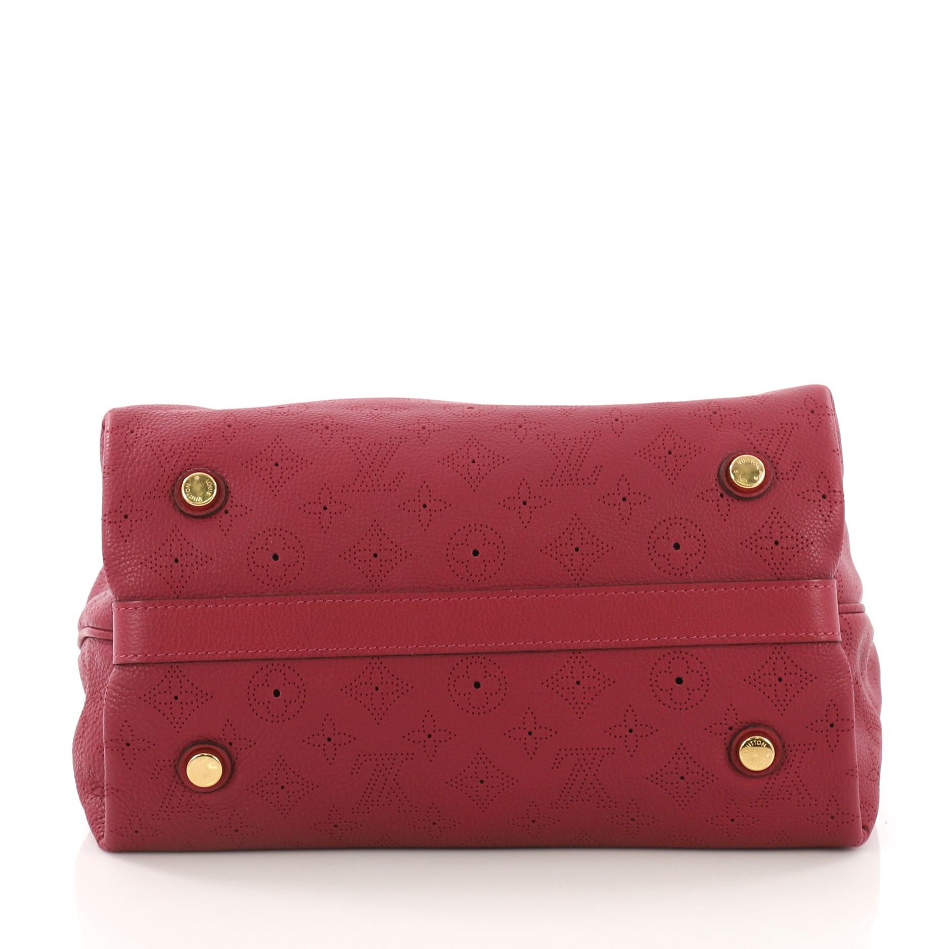 Women's Louis Vuitton Cirrus Handbag Mahina Leather PM