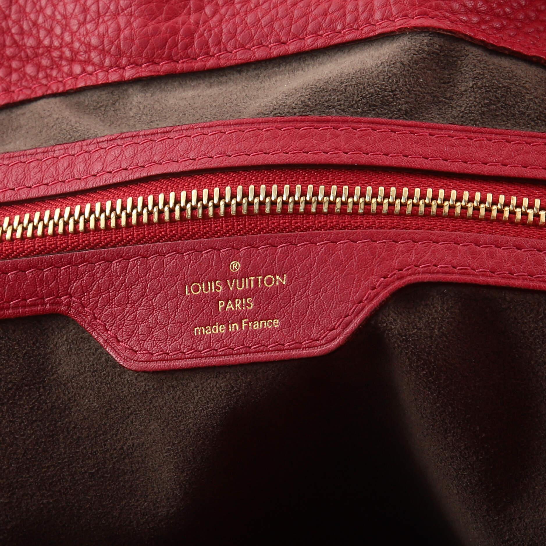 Louis Vuitton Cirrus Handbag Mahina Leather PM 4