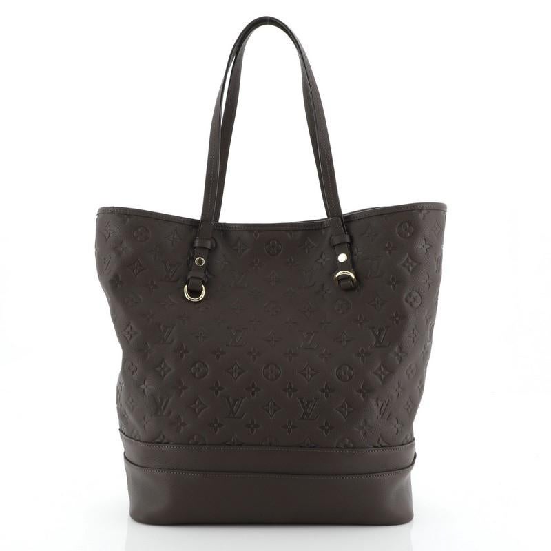 Louis Vuitton Citadine Handbag Monogram Empreinte Leather GM  In Good Condition In NY, NY