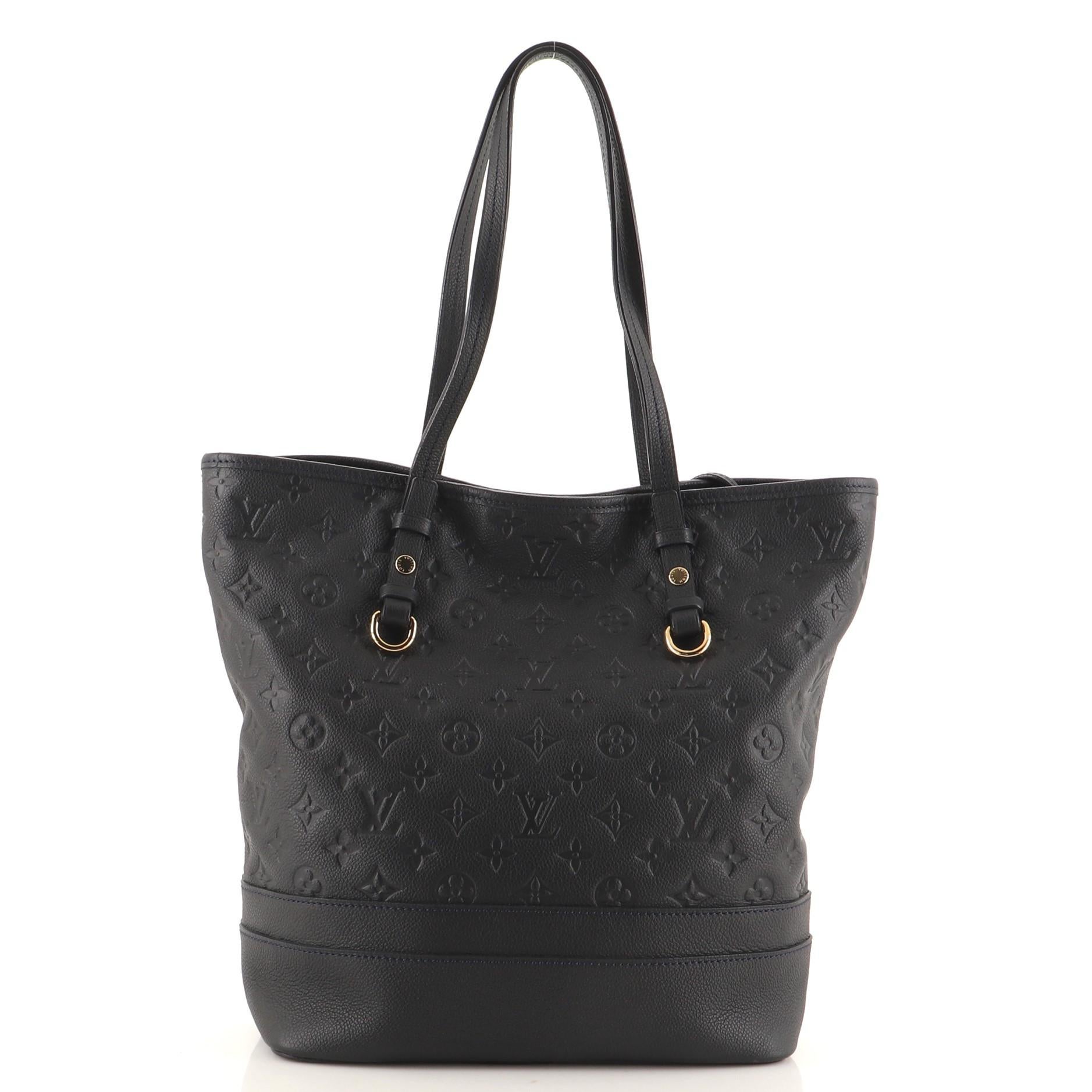 Louis Vuitton Citadine Handbag Monogram Empreinte Leather PM In Good Condition In NY, NY