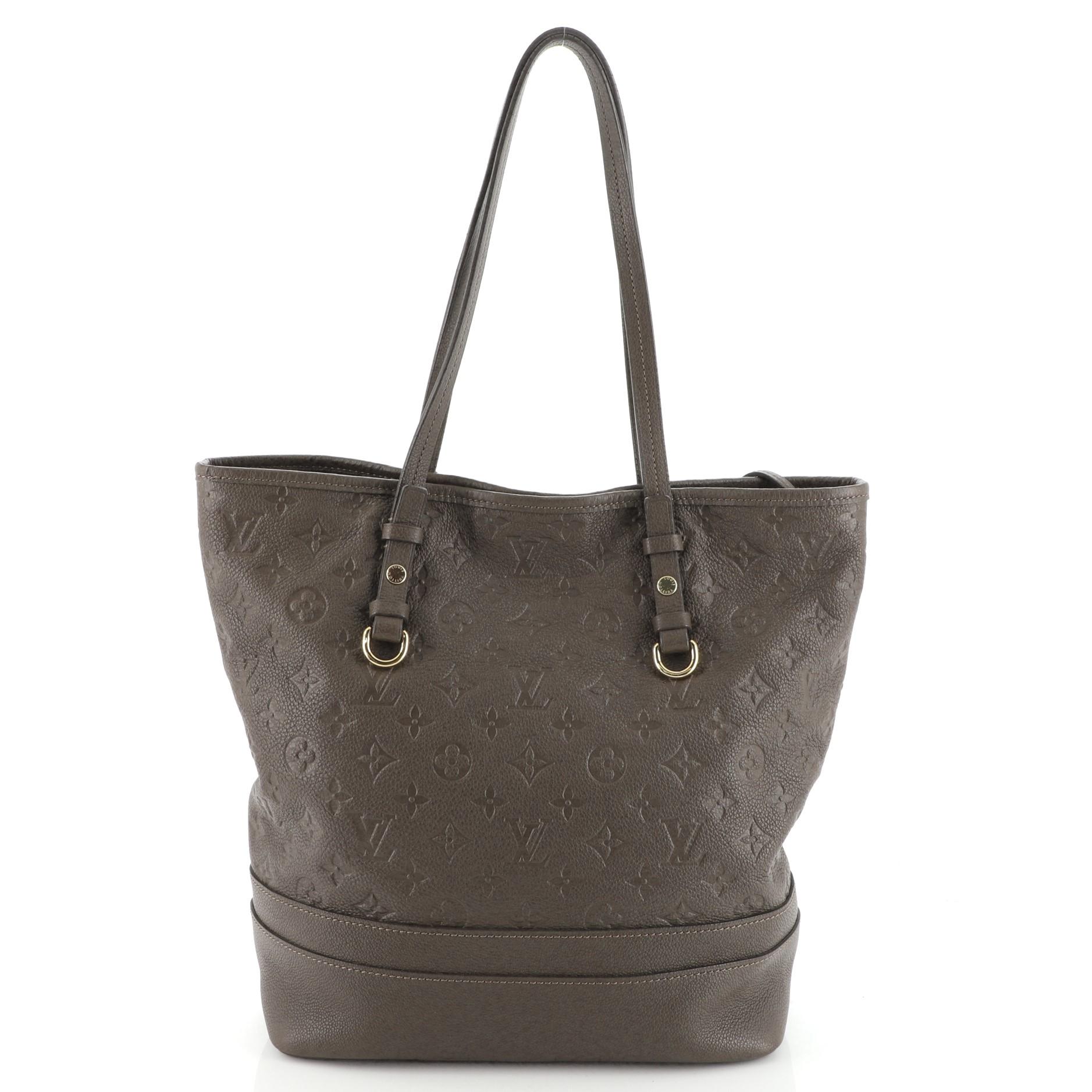 Louis Vuitton Citadine Handbag Monogram Empreinte Leather PM In Fair Condition In NY, NY