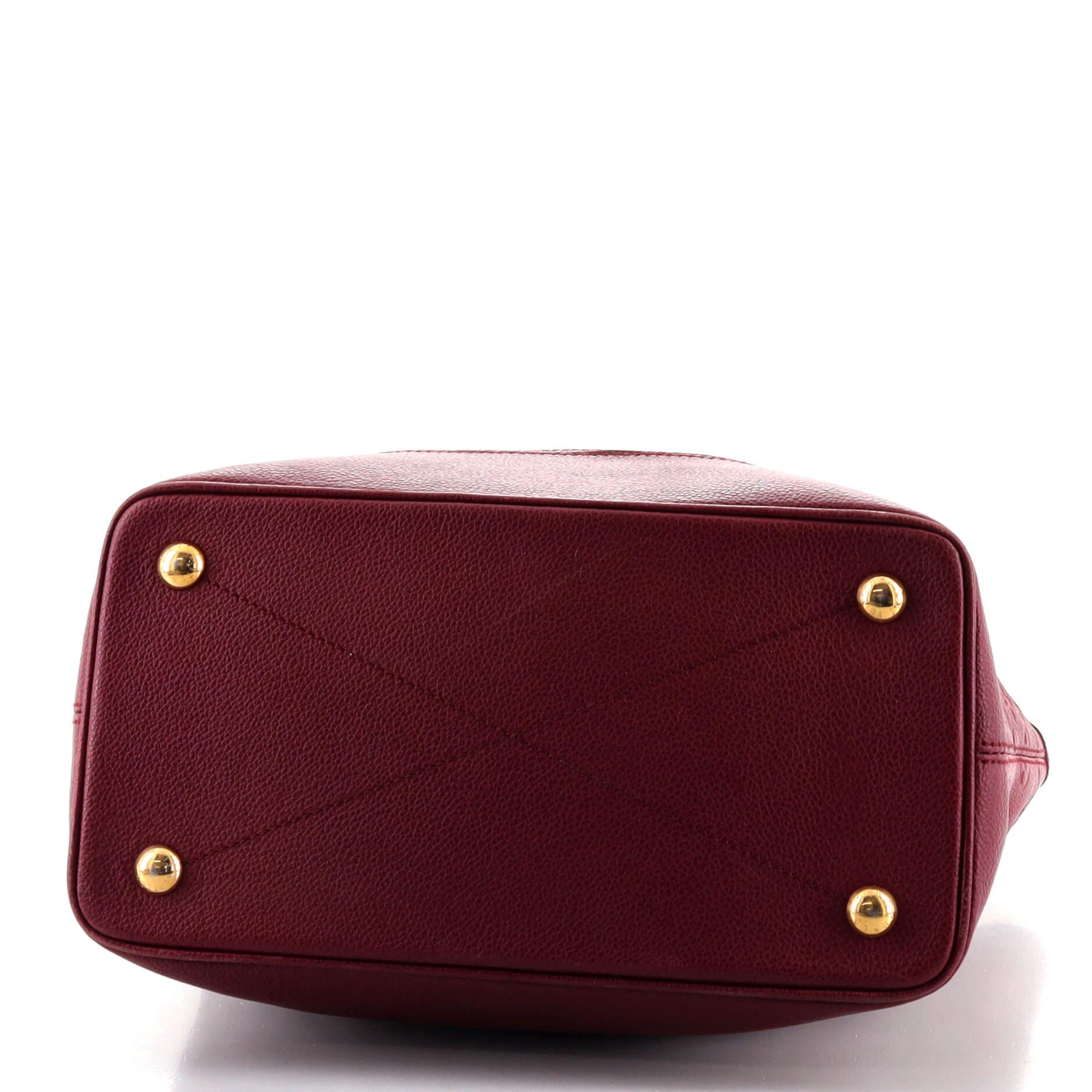 Louis Vuitton Citadine Handbag Monogram Empreinte Leather PM In Good Condition In NY, NY