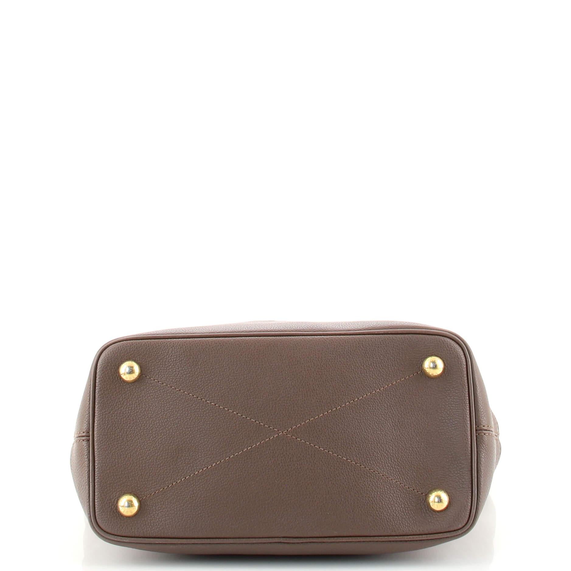 Louis Vuitton Citadine Handbag Monogram Empreinte Leather PM In Good Condition In NY, NY