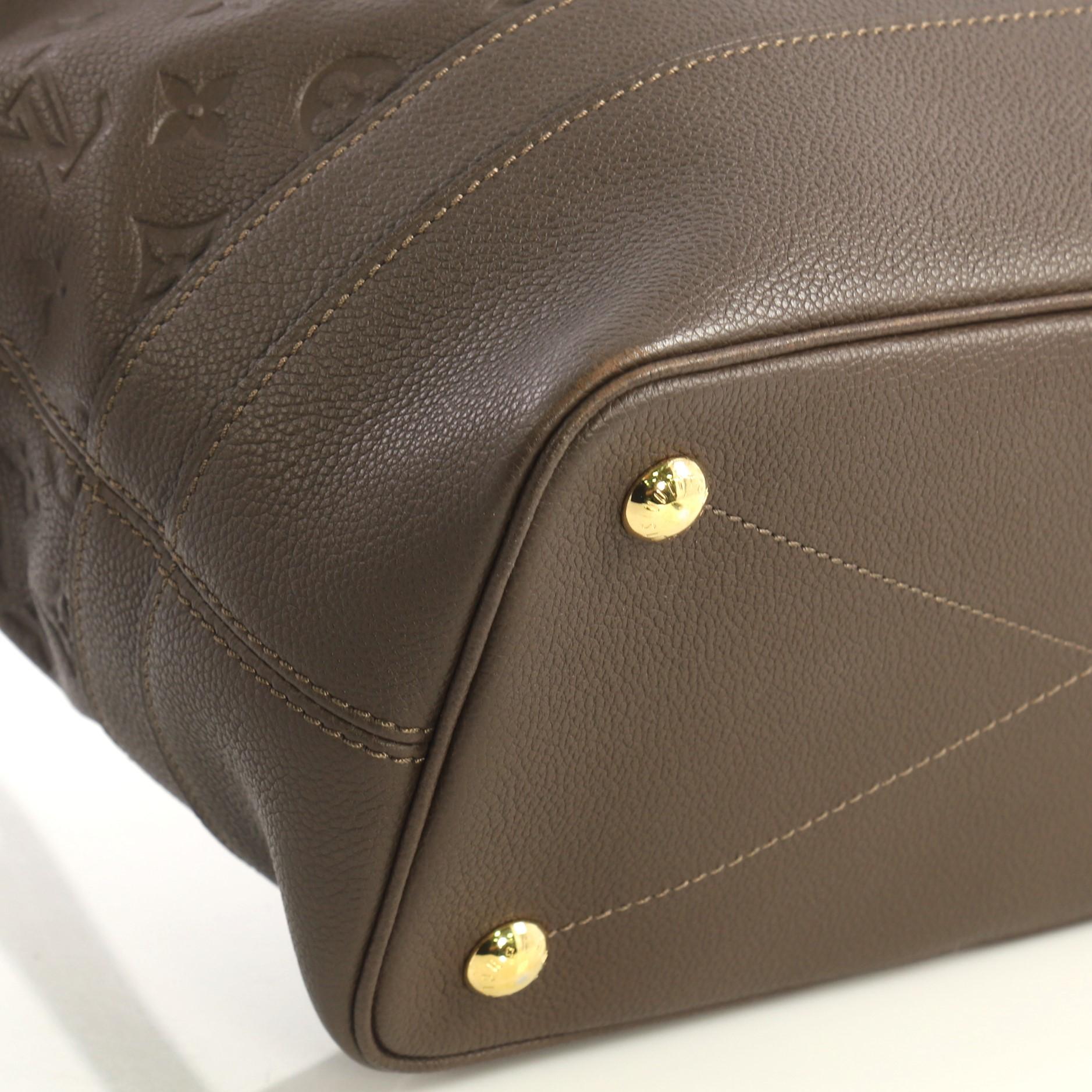 Black Louis Vuitton Citadine Handbag Monogram Empreinte Leather PM