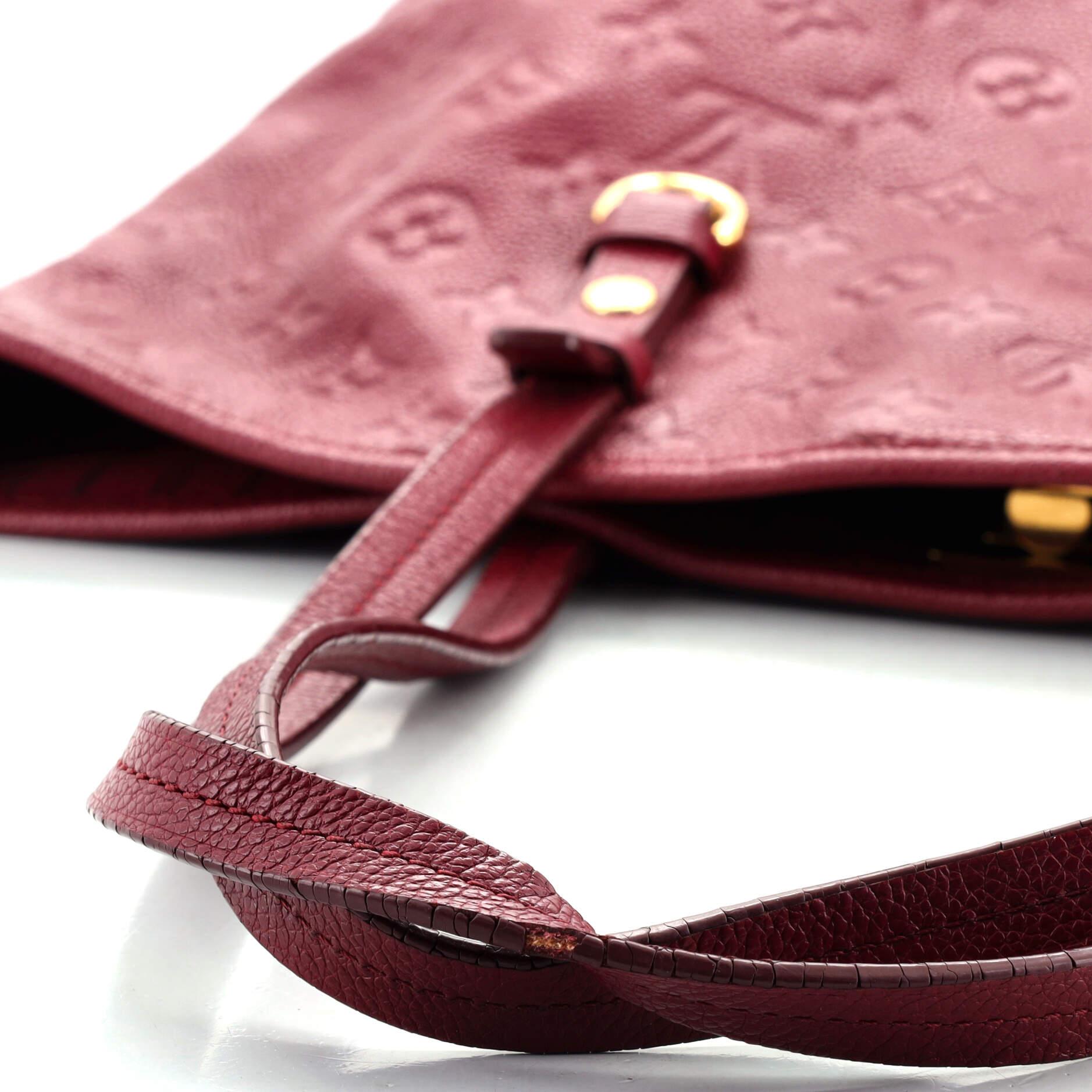 Louis Vuitton Citadine Handbag Monogram Empreinte Leather PM 1