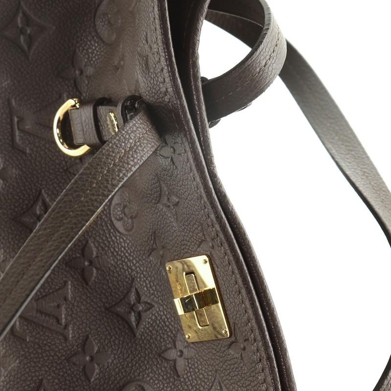 Louis Vuitton Citadine Handbag Monogram Empreinte Leather PM 3