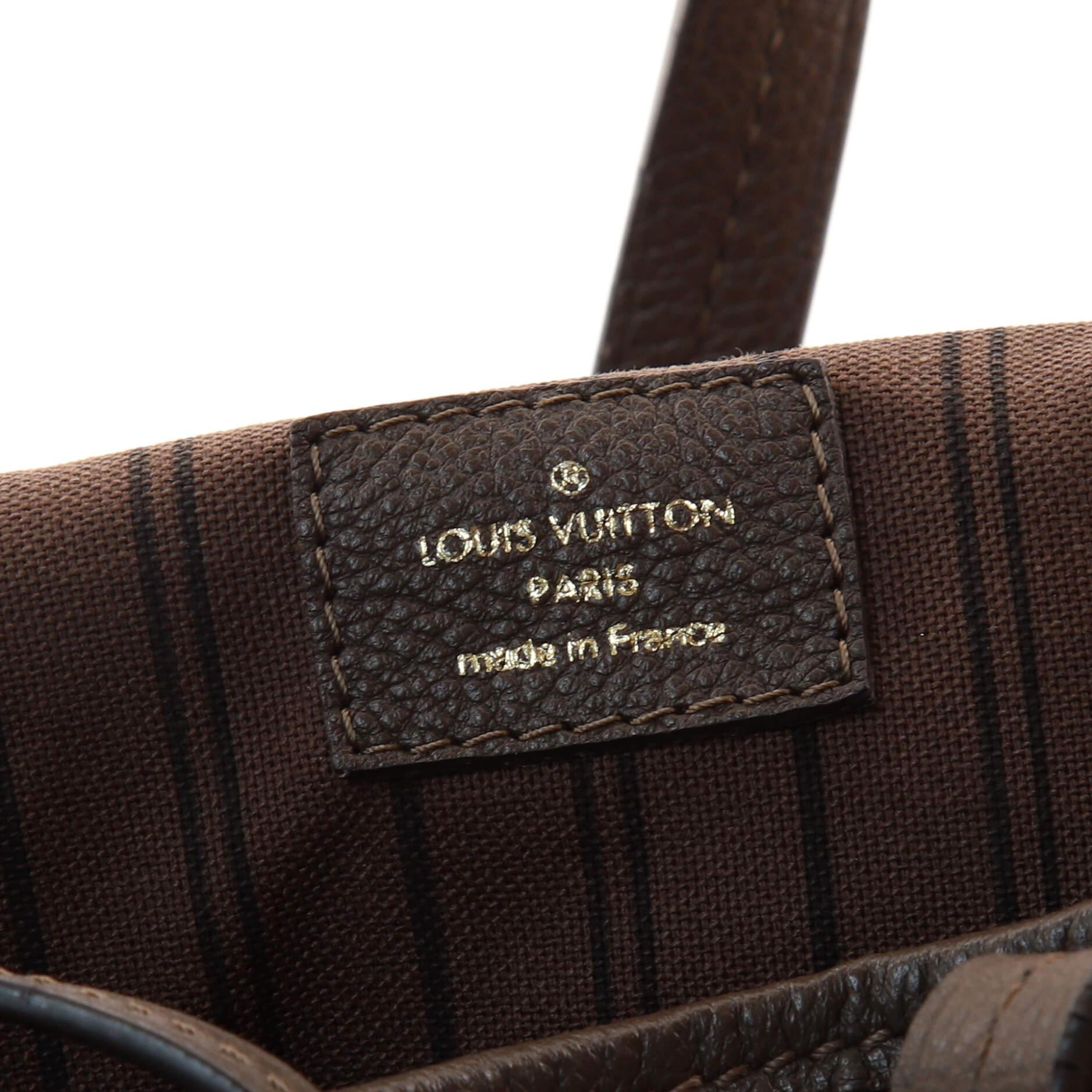 Louis Vuitton Citadine Handbag Monogram Empreinte Leather PM 4
