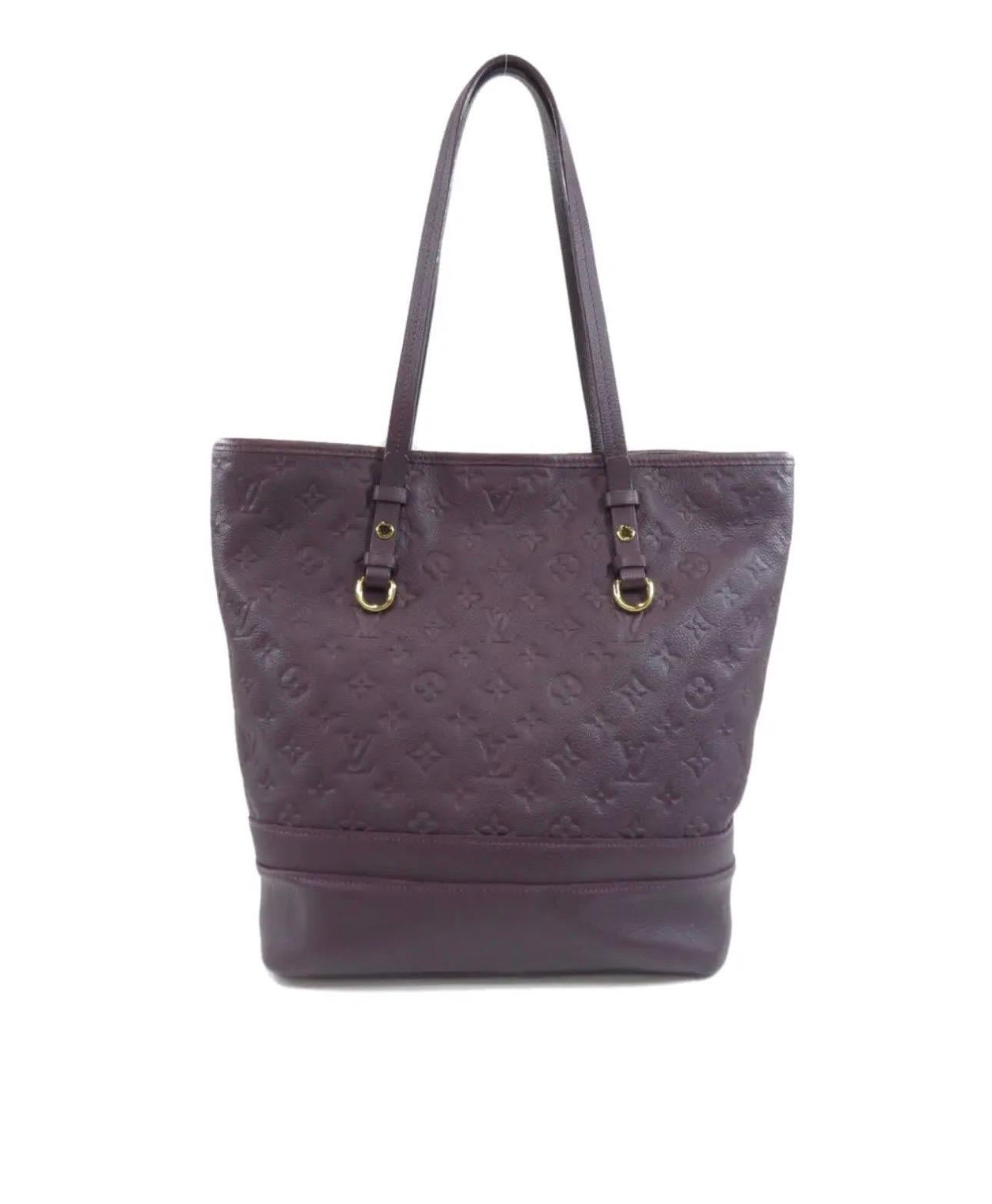 Louis Vuitton Citadine PM Purple Empreinte Leather Shoulder Bag, Excellent Cond In Excellent Condition In New York, NY