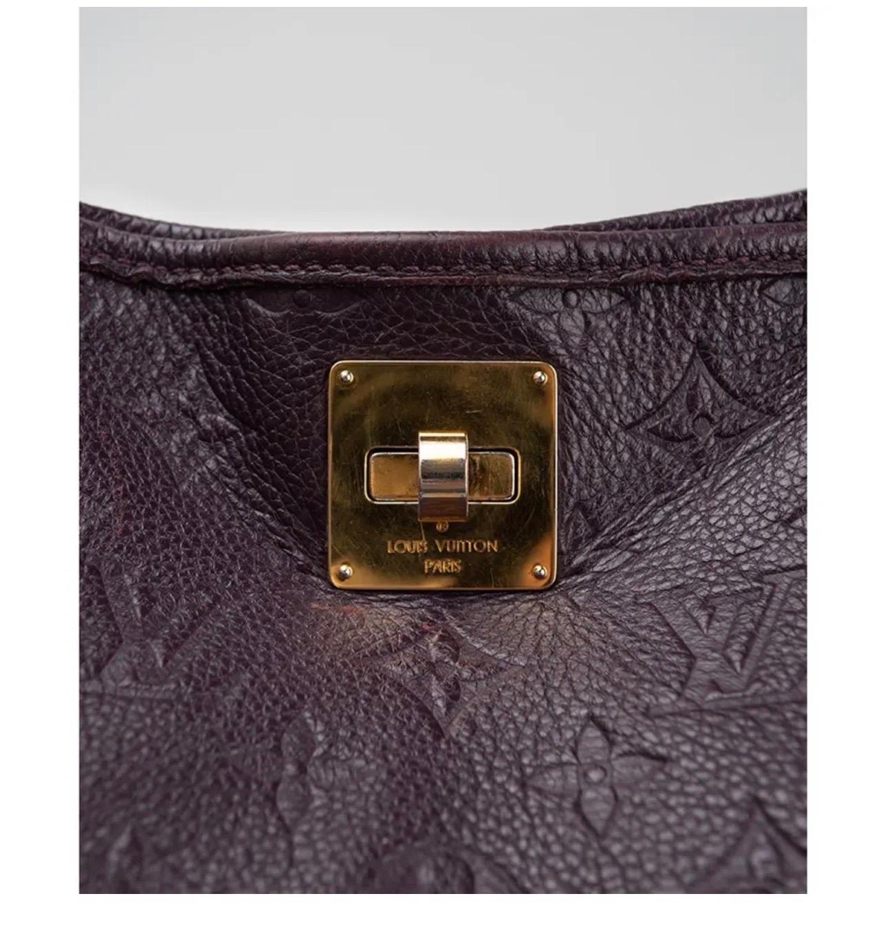 Louis Vuitton Citadine PM Purple Empreinte Leather Shoulder Bag, Excellent Cond 3