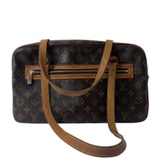 Louis Vuitton Cité MM Shoulder Bag Monogram Canvas Brown 2002