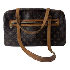 Louis Vuitton Cité MM Shoulder Bag Monogram Canvas Brown 2002