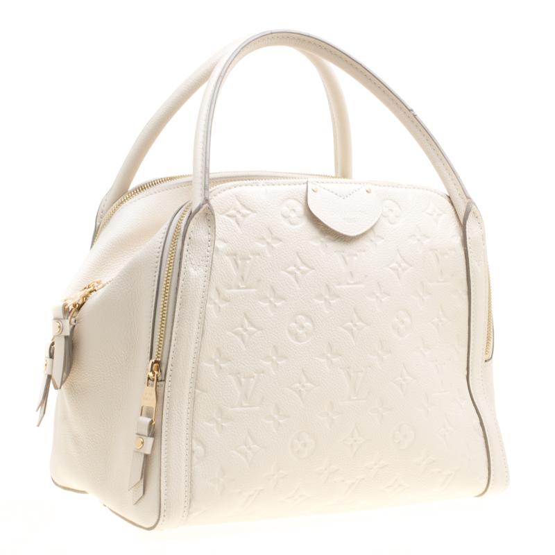 Louis Vuitton Citrine Monogram Empreinte Marais MM Bag 6