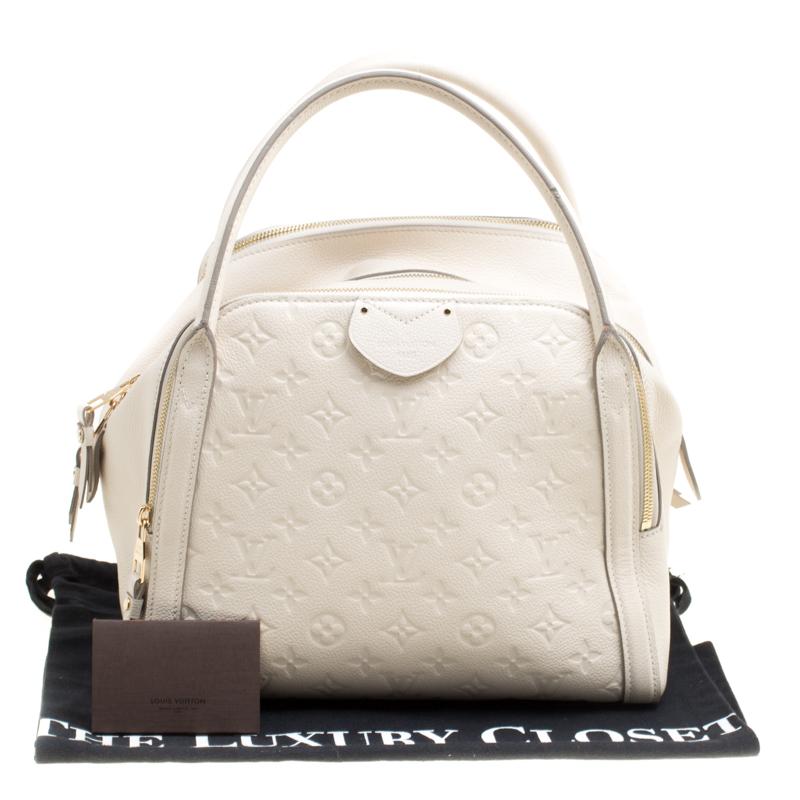Louis Vuitton Citrine Monogram Empreinte Marais MM Bag 3