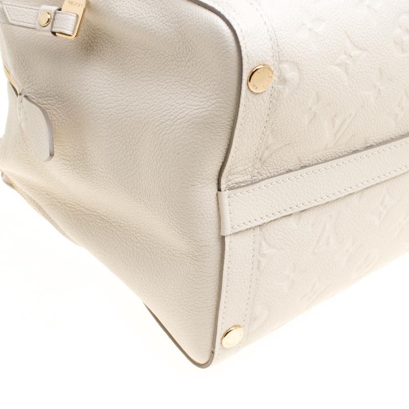 Louis Vuitton Citrine Monogram Empreinte Marais MM Bag 4