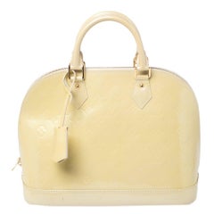 Louis Vuitton Citrine Monogram Vernis Alma PM Bag