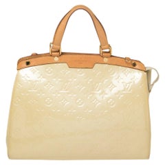 Louis Vuitton Terre D'Ombre Monogram Vernis Brea GM Handbag