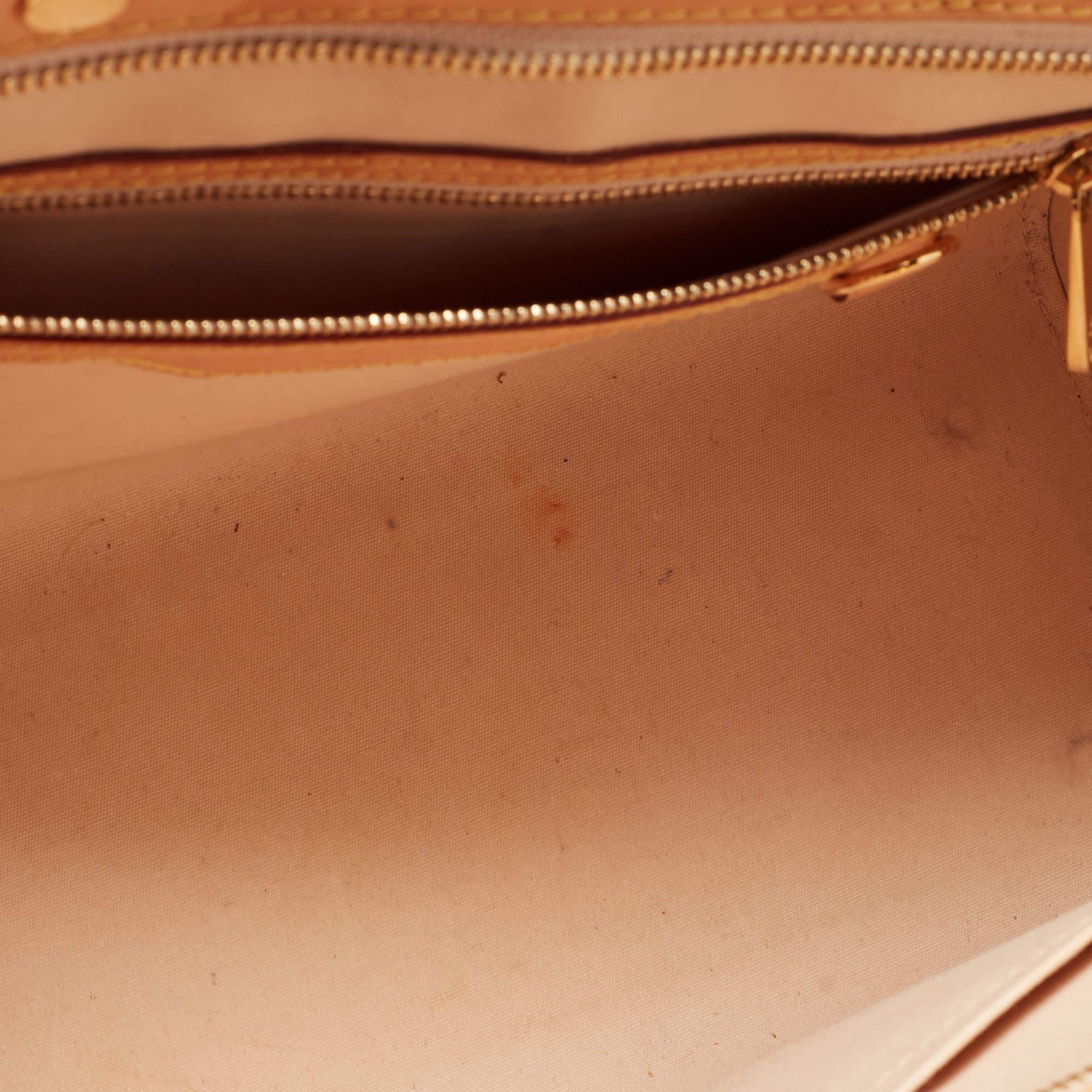 Louis Vuitton Citrine Monogram Vernis Brea MM Bag 8