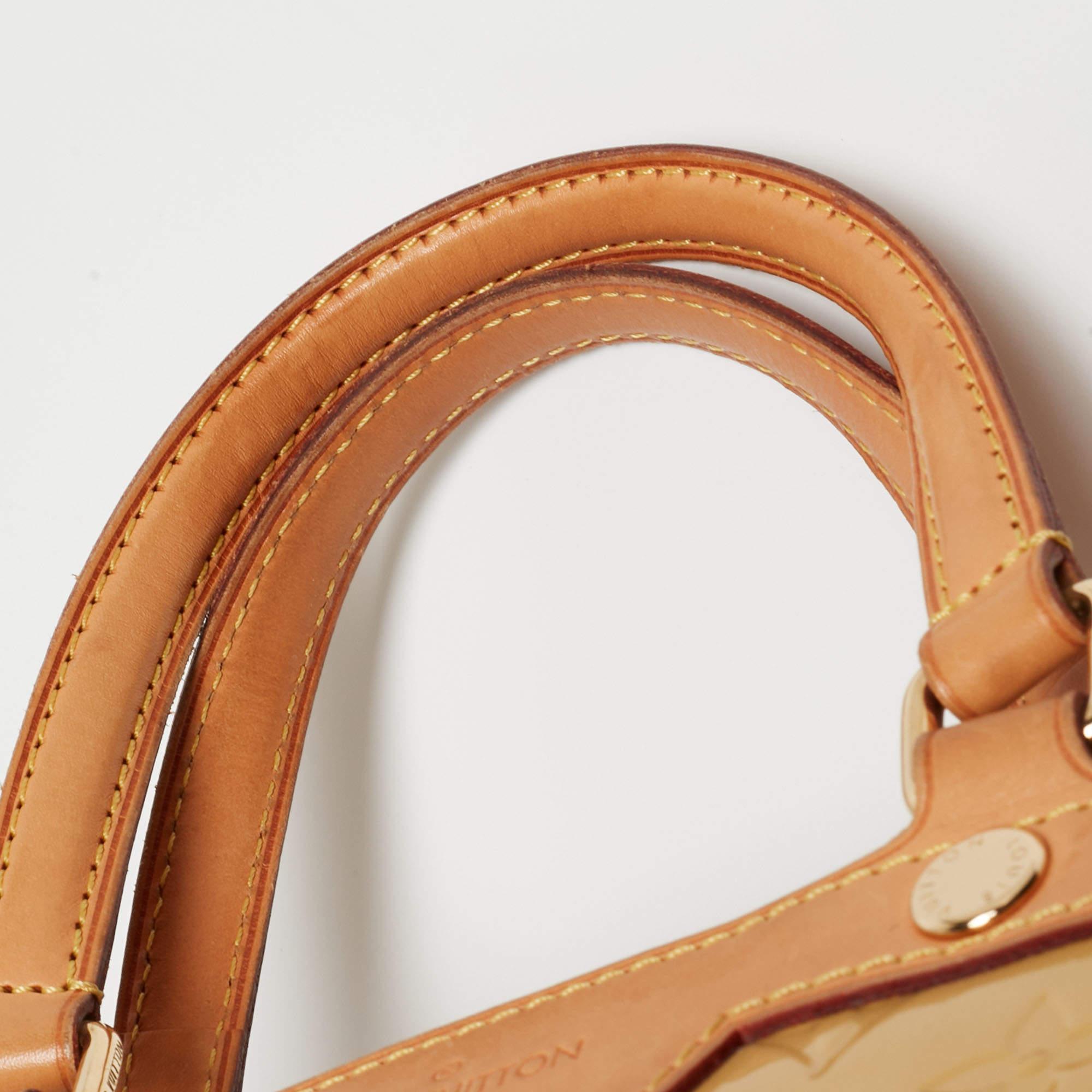 Louis Vuitton Citrine Monogram Vernis Brea MM Bag 1