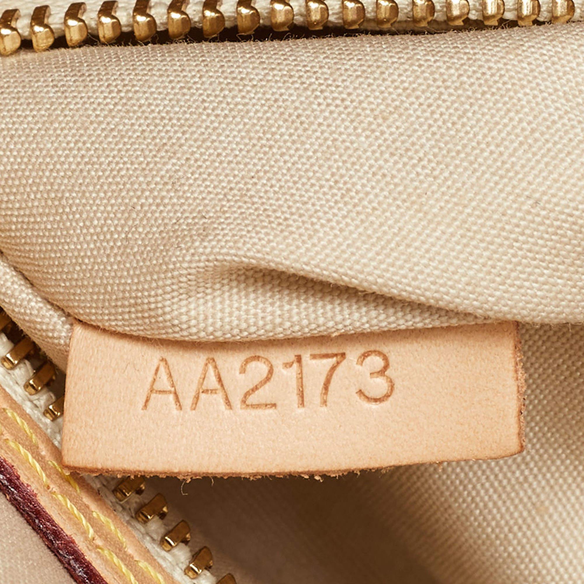 Louis Vuitton Citrine Monogram Vernis Brea MM Bag For Sale 2