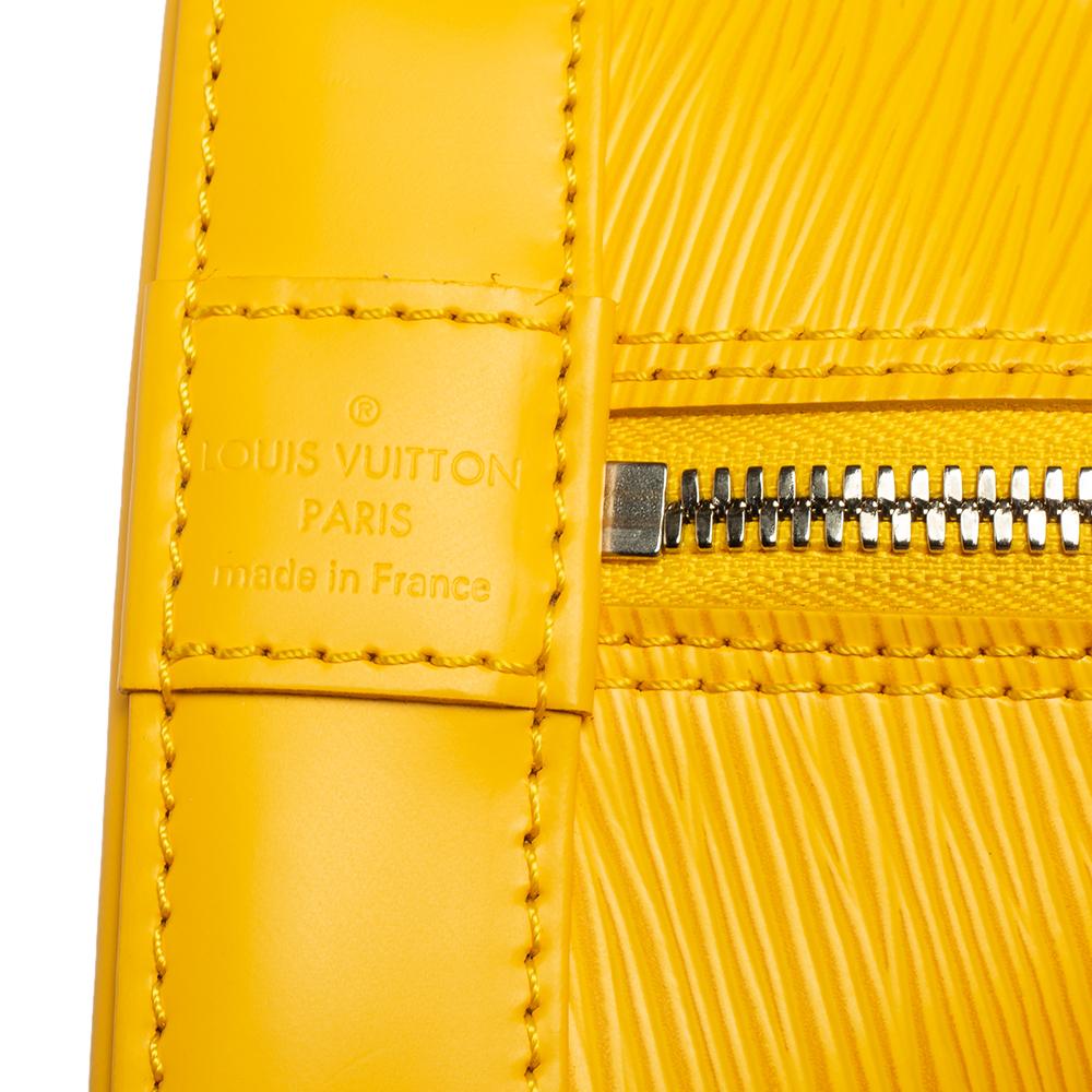 Louis Vuitton Citron Epi Leather Alma PM Bag 3