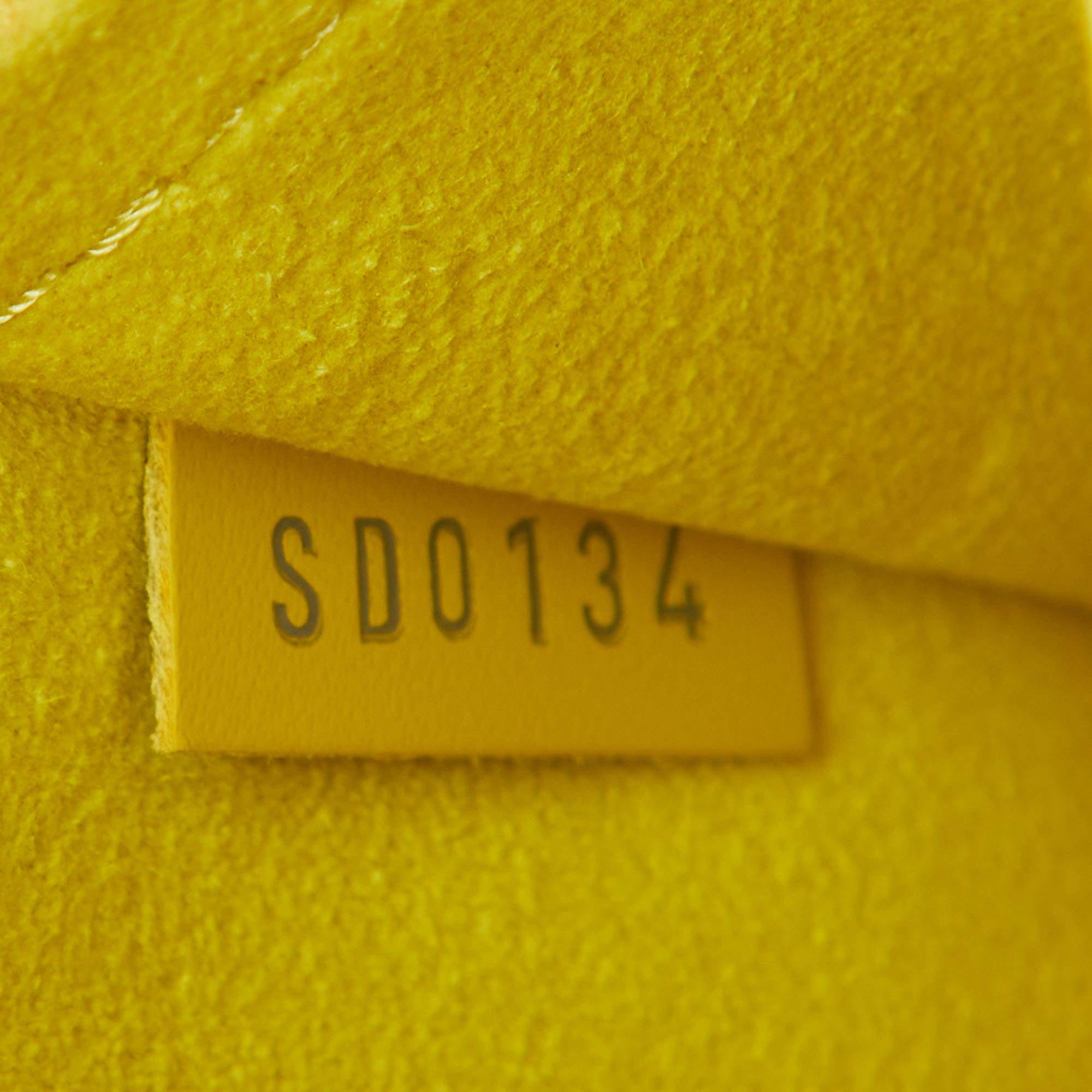 Louis Vuitton Citron Epi Leather Alma PM Bag 6