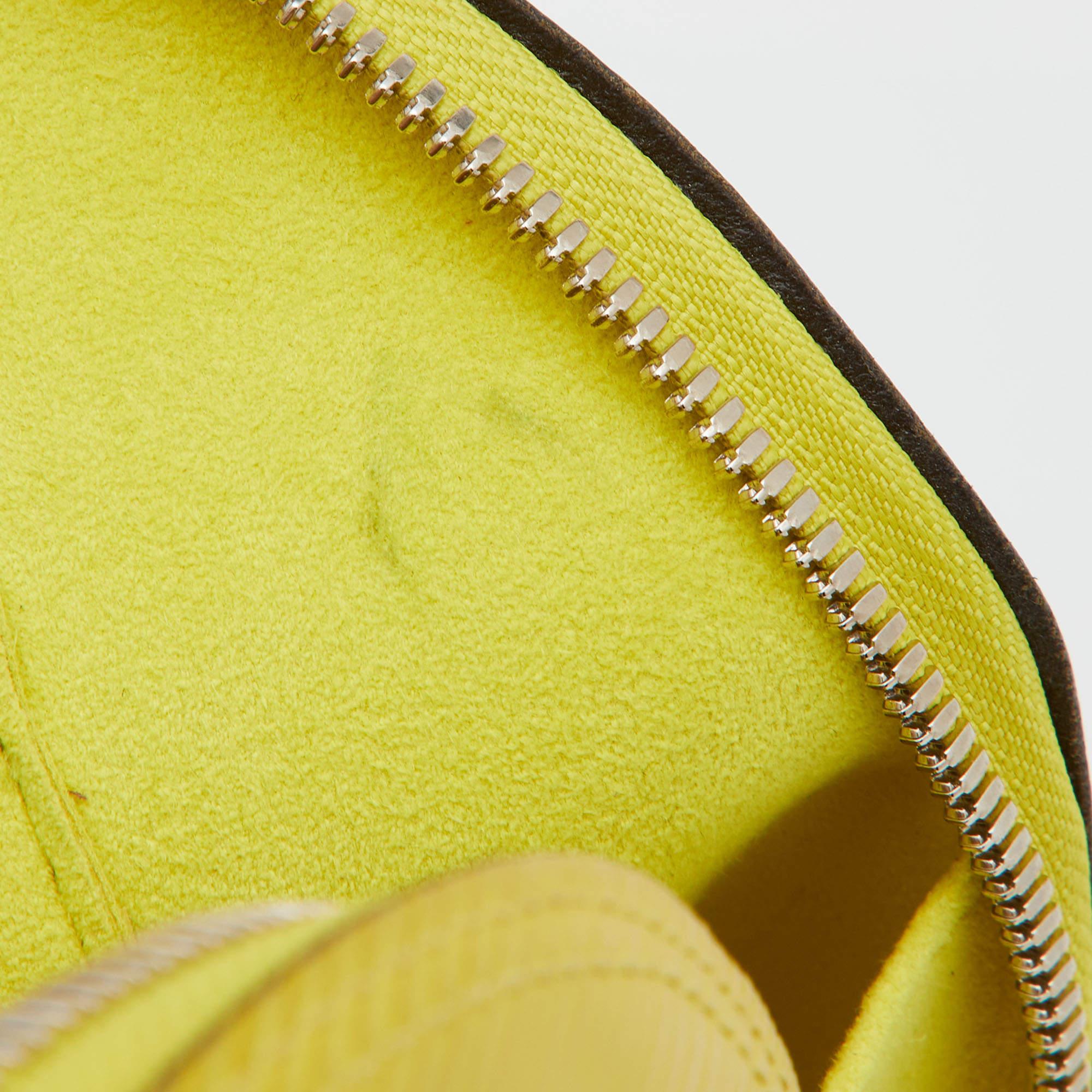 Louis Vuitton Citron Epi Leather Alma PM Bag 7