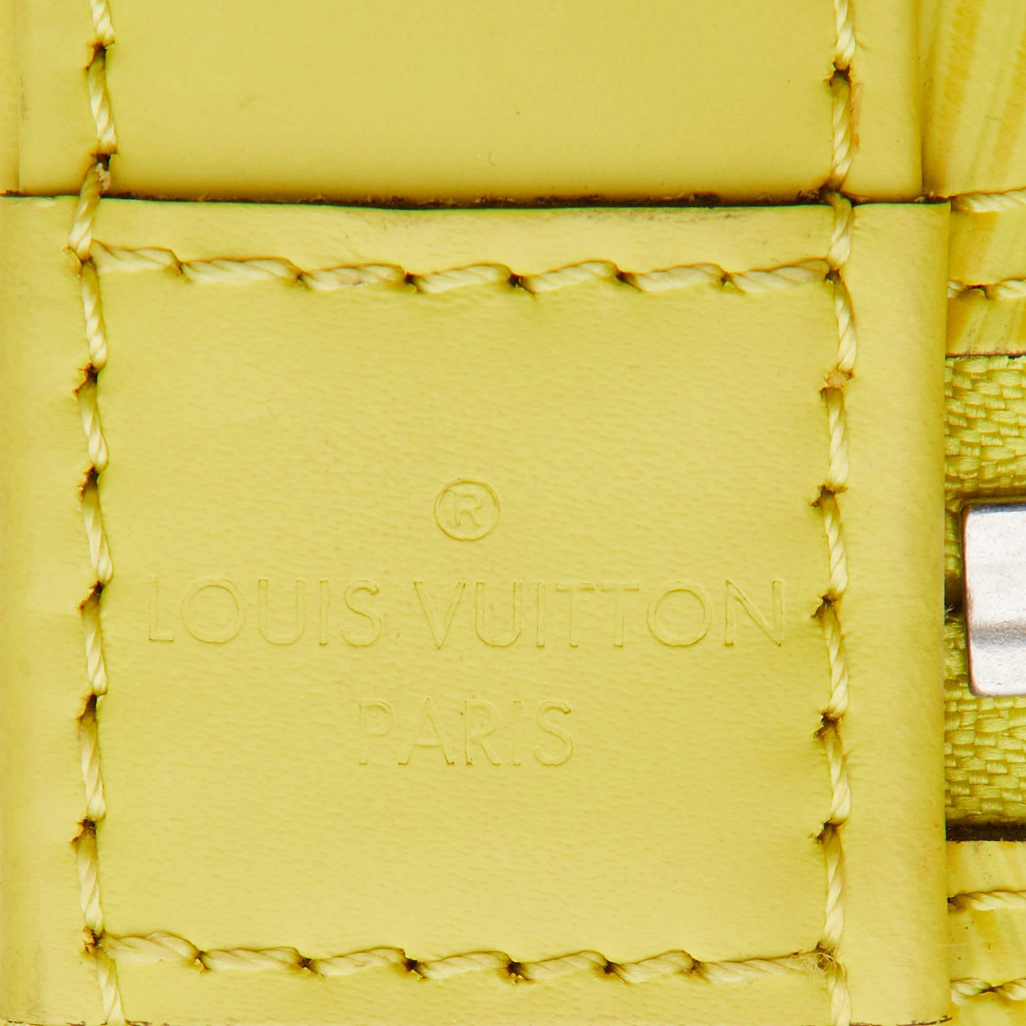 Louis Vuitton Citron Epi Leather Alma PM Bag 8
