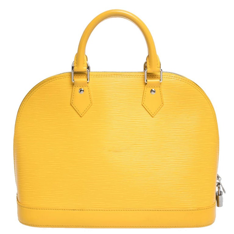 Louis Vuitton Citron Epi Leather Alma PM Bag at 1stDibs