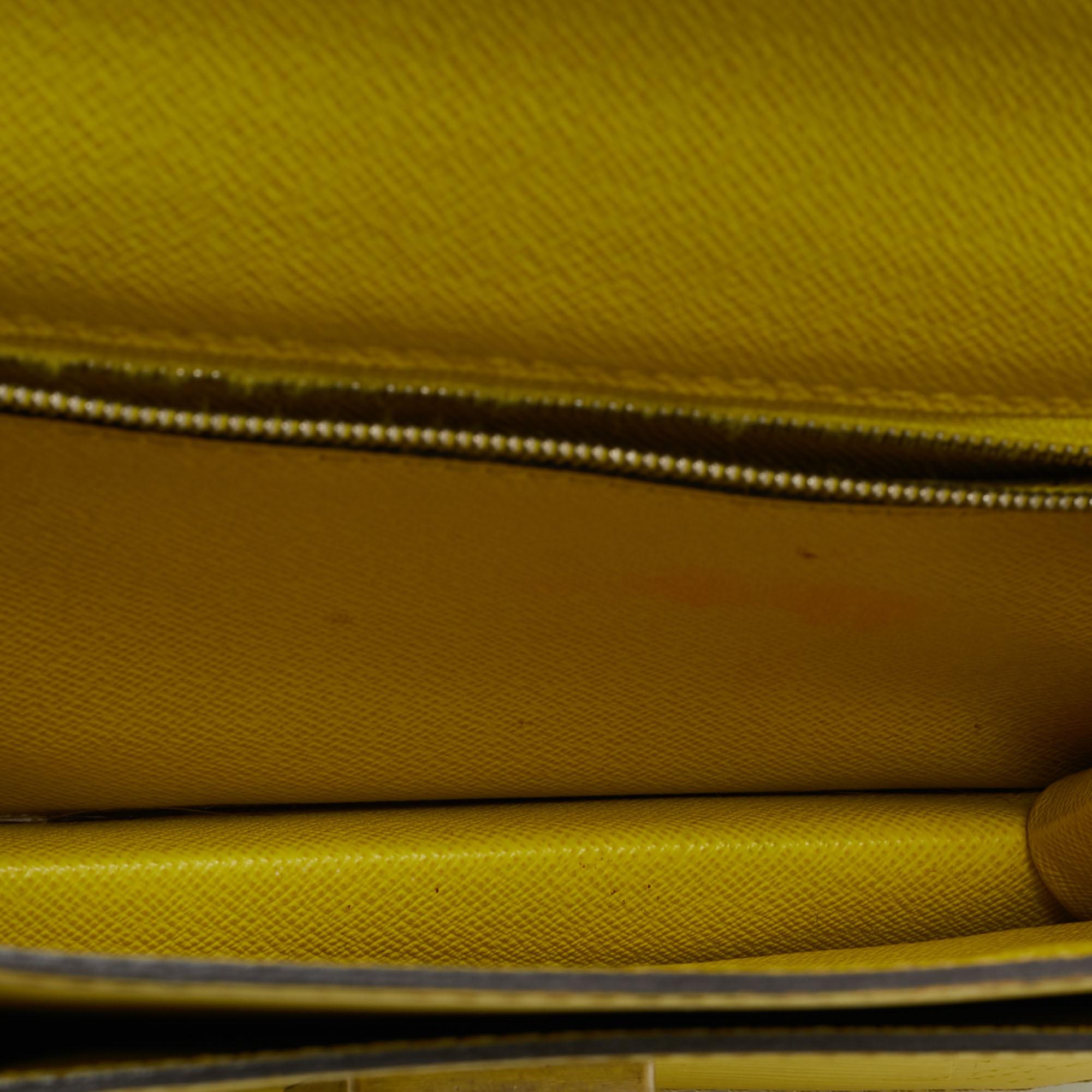 Louis Vuitton Citron Epi Leather Monceau BB Bag 4