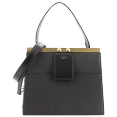 Louis Vuitton City Frame Top Handle Bag Taiga Leather